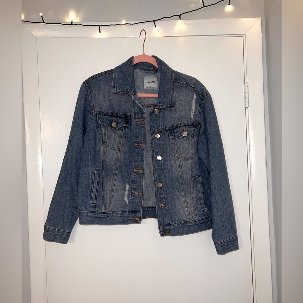 Distressed Denim Jacket